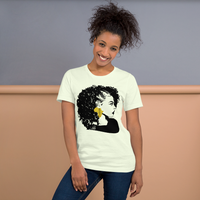 Curly Haired Black Beauty Short-Sleeve Unisex T-Shirt