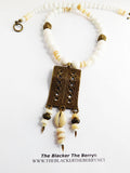 White Necklace Beaded Jewelry Beach Summer Wedding Gift Ideas Women
