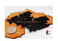 Melanin Magic Earrings Wooden Jewelry Black Handmade The Blacker The Berry®