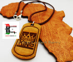 King Necklace Wooden Handmade The Blacker The Berry® Jewelry